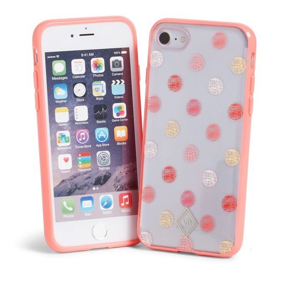 Vera Bradley Accessories - Vera Bradley Frame Case Havana Dots Pink iPhone 7